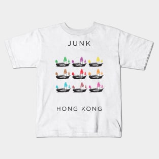 Experince The Yesteryear of Hong Kong on an Old Junk Sailing Boat Kids T-Shirt